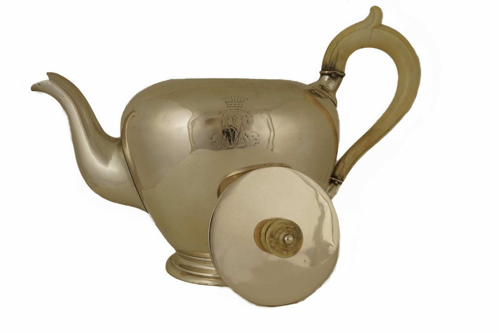 Austrian Sterling Silver Tea Service With Teapot, Sugar Bowl And Creamer Set photo buy