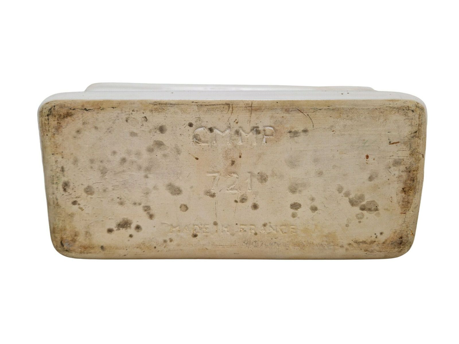 photo for sale French White Ironstone Duck Tureen, Covered Casserole Terrine Dish