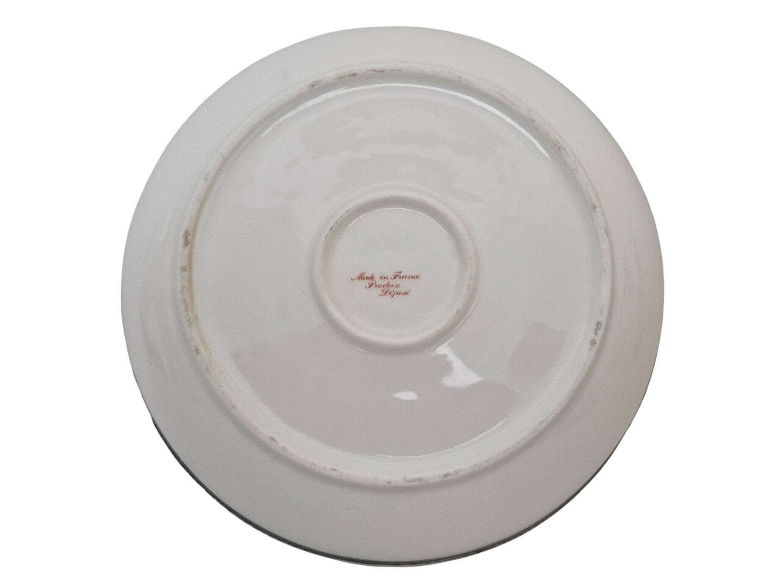 photo for sale Baby Feeding Bowl With Art Deco Children Illustrations, Porcelain Food Warming Dish