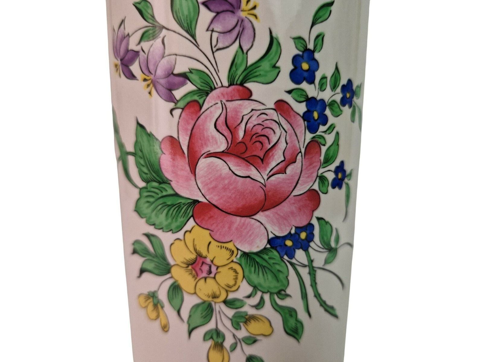 Rench Ceramic Liquor Decanter With Rose And Flowers By Keller And Guerin Luneville photo furniture
