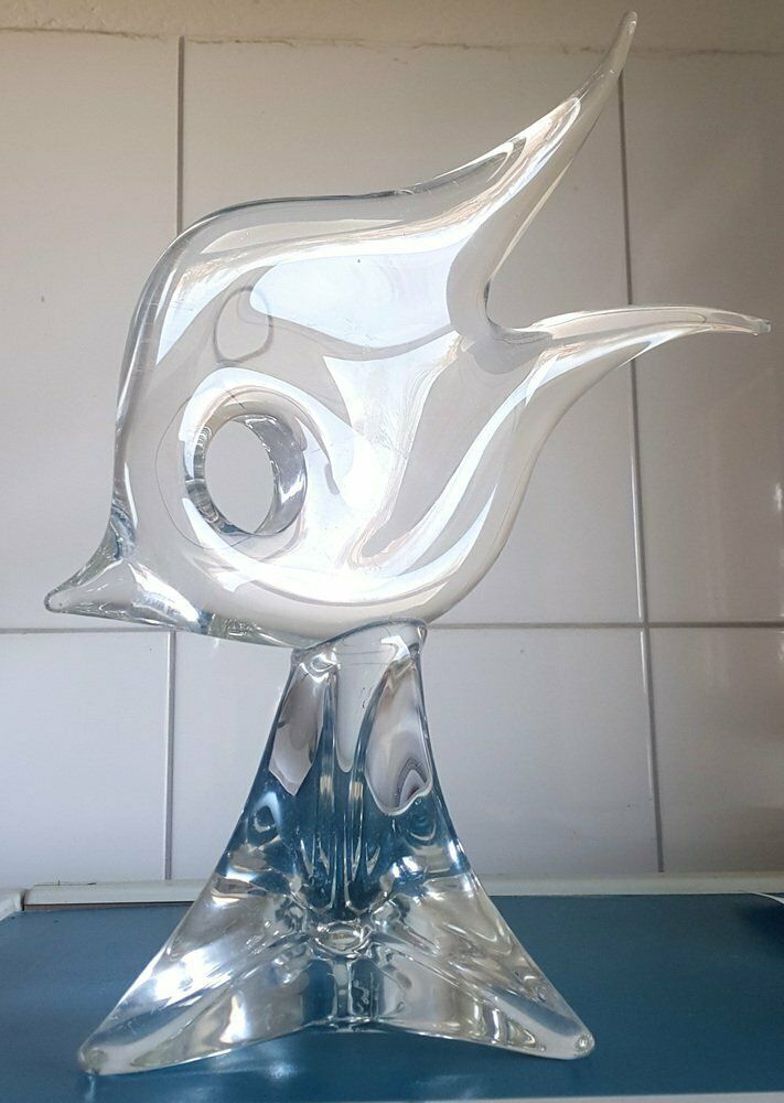 Xxl Murano Glass Fish By Licio Zanetti , 1960s photo for sale