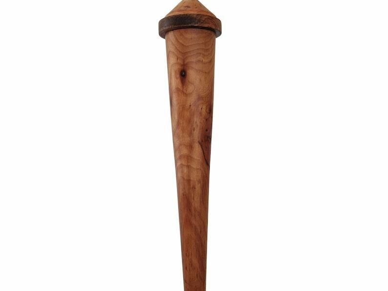 Art Deco Walnut Wood Table Lamp With Tulip Opaline Glass Shade French Mazda Style Light photo buy
