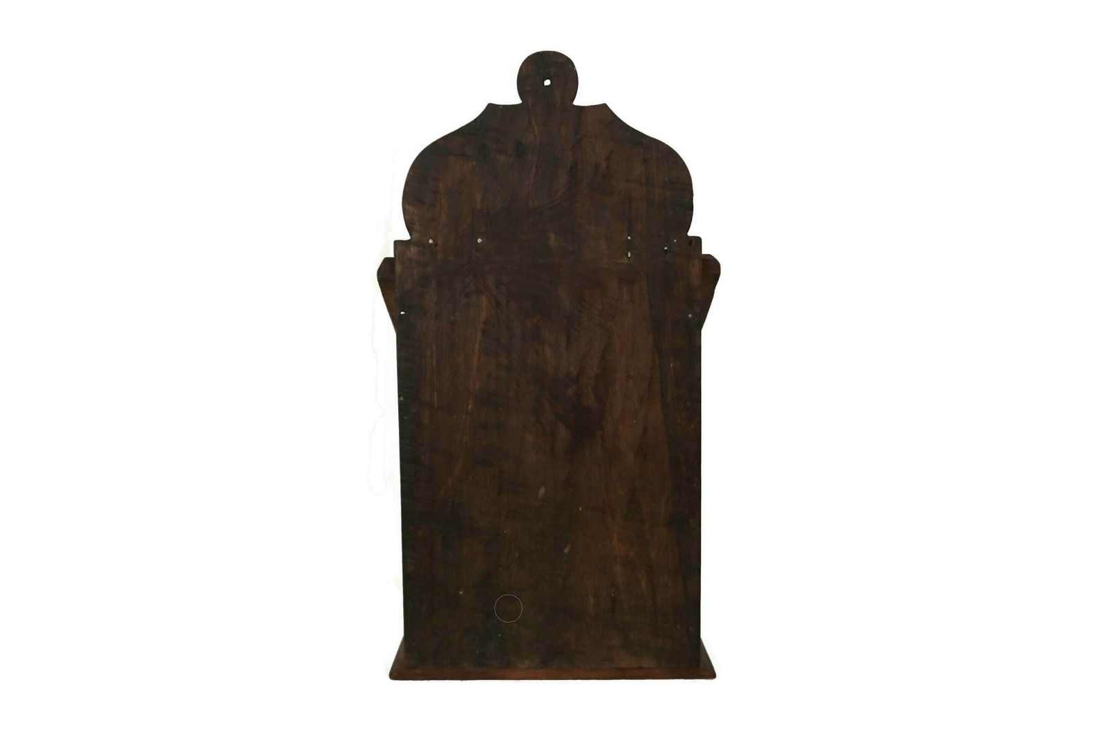 French Carved Wood Salt Box, Rustic Provencal Kitchen Storage Canister photo vinterior