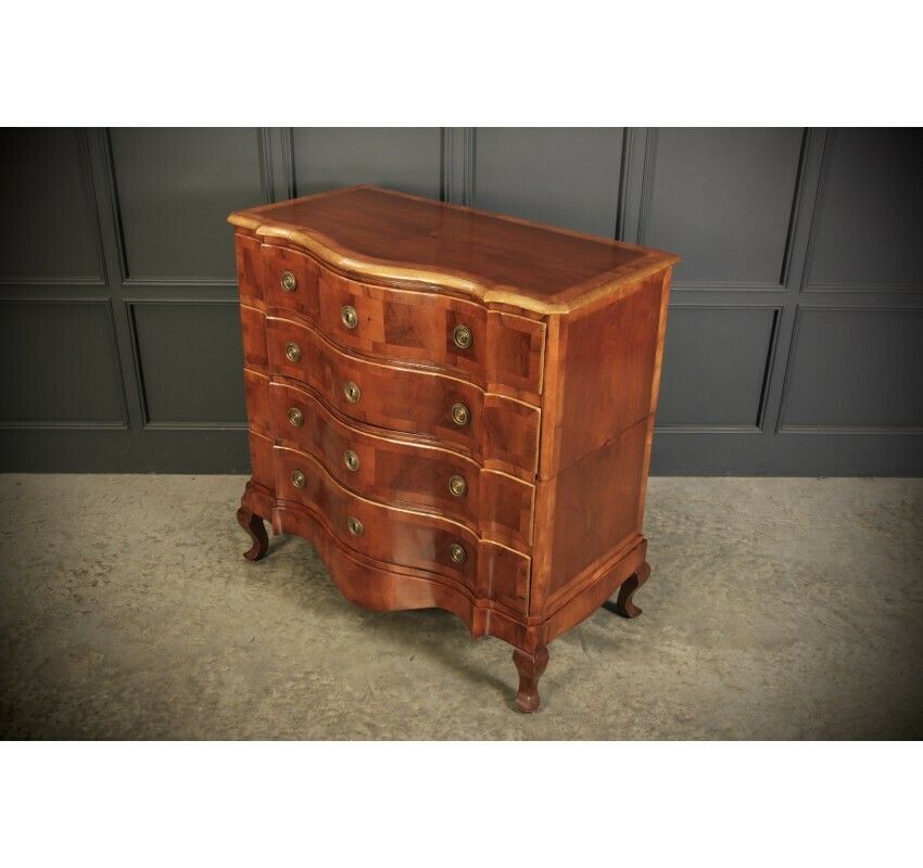 Large Walnut Serpentine Shaped Chest photo buy