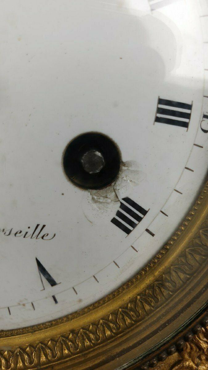 Home Decor The Birth Of The King Of Rome, Bronze Clock, Xixth Century photo