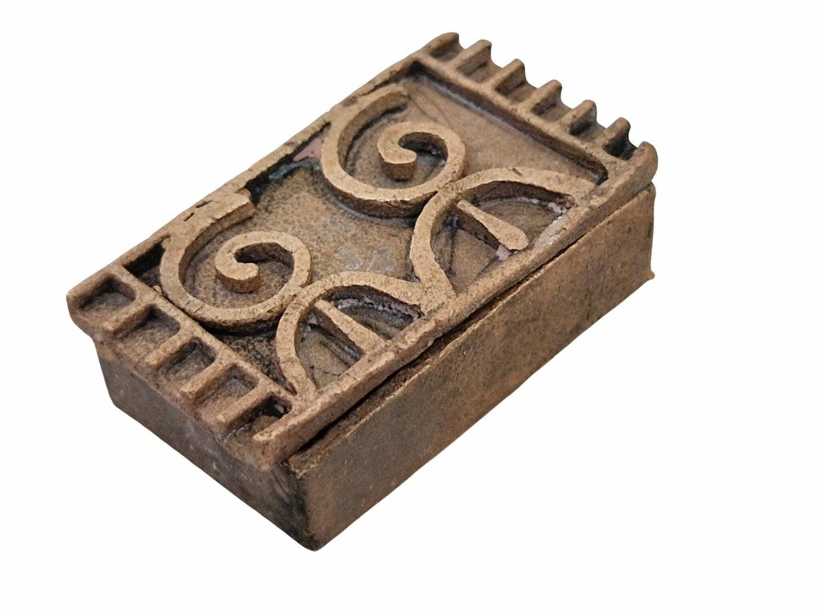 Antique Akan Gold Dust Box, Set Of Two, Collectible African Art photo vintage