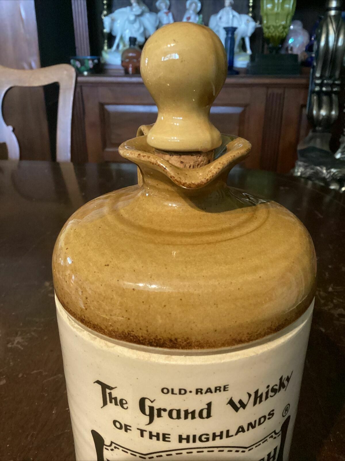 Usquaebach Old Rare Highland Whisky Flagon. Us Import. 12 Stone Flagons Penn. photo for sale