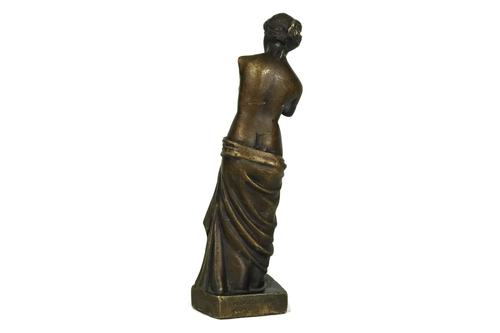 Venus De Milo Bronze Statuette, Greek Goddess Aphrodite Of Milos Figurine photo buy