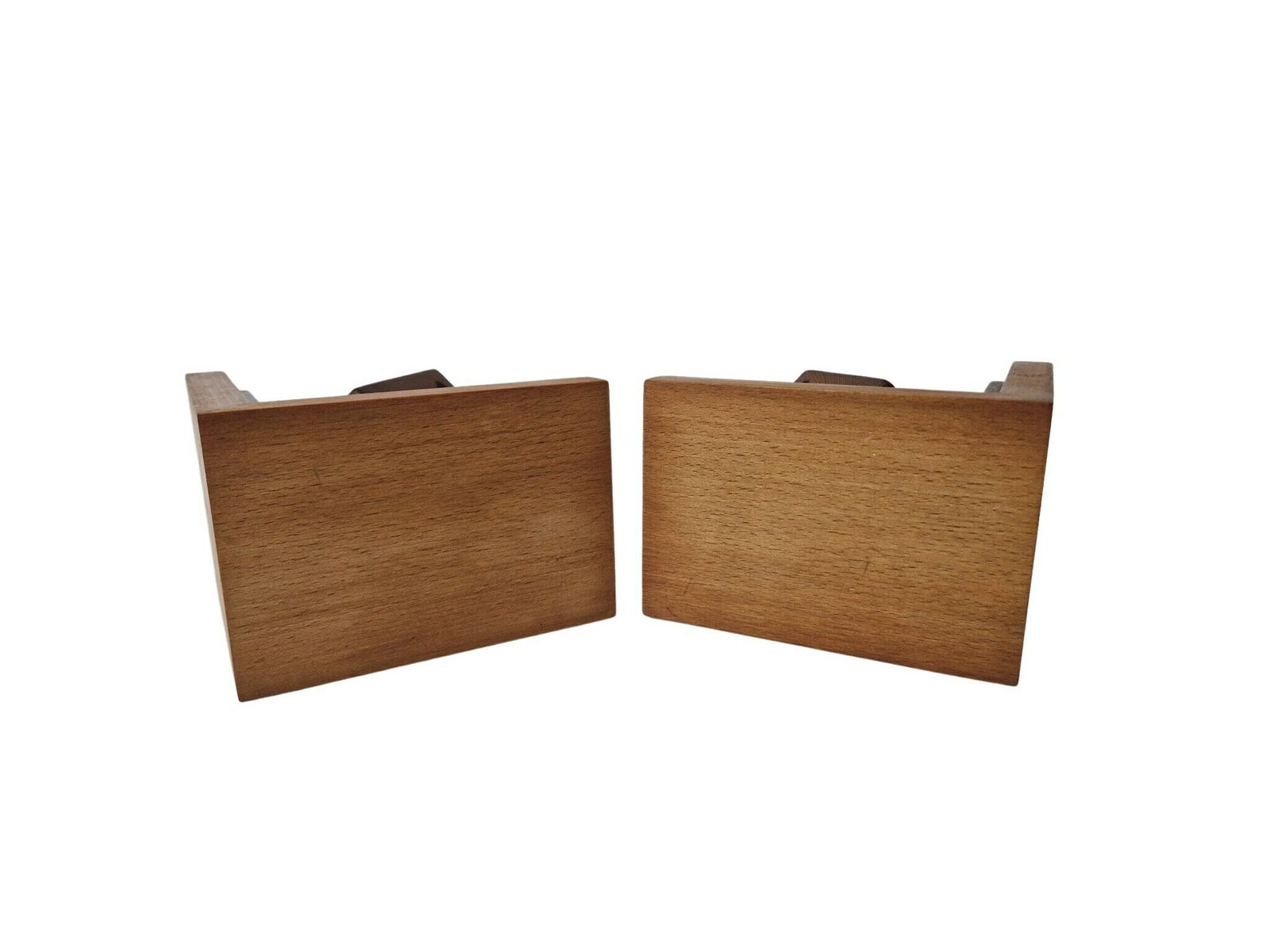 photo for sale Art Deco Houten Boekensteun Met Dobbelstenen, Frans Kantoor  En Bureauaccessoire – Set Van Twee