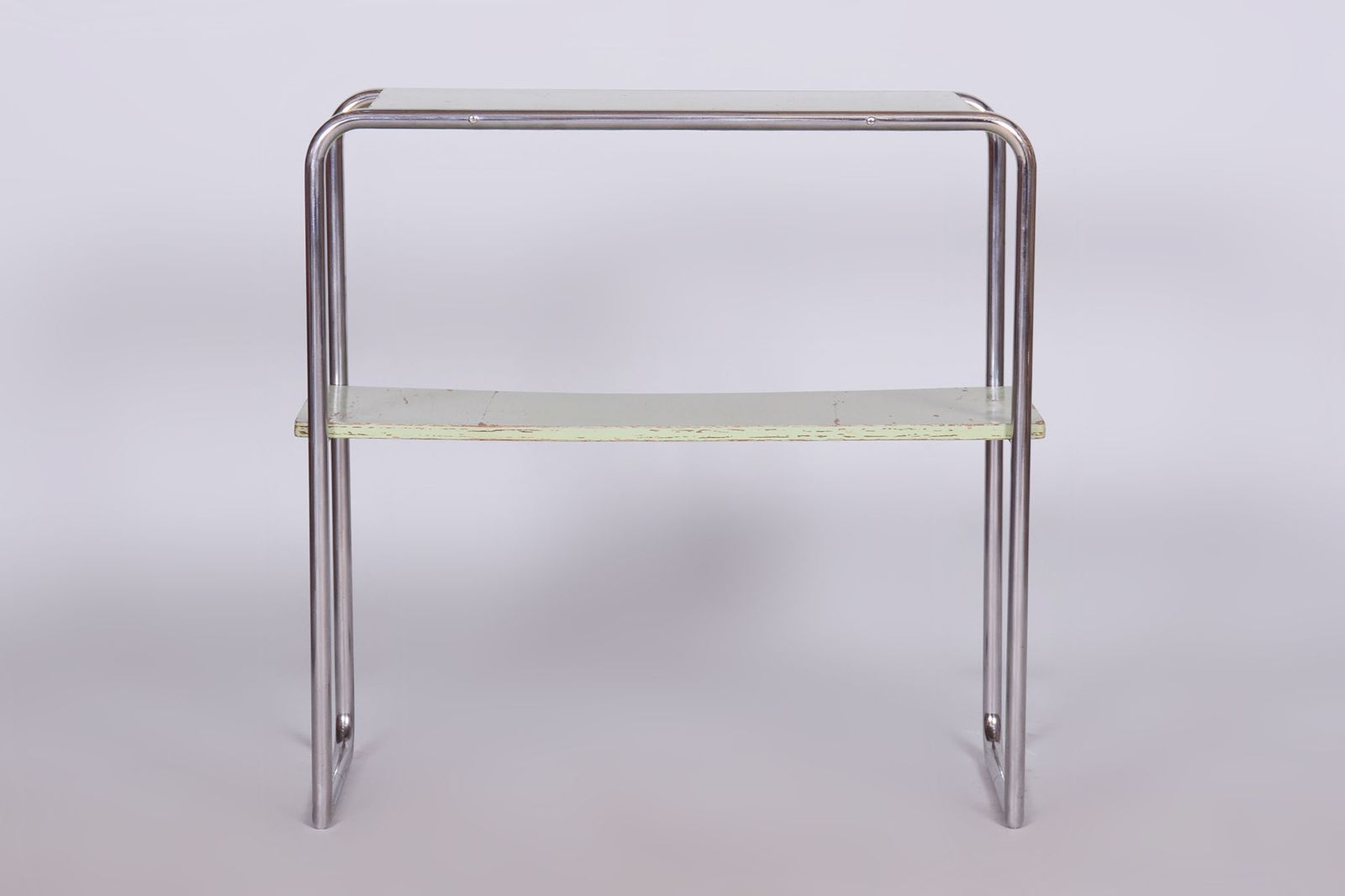 Bauhaus Side Table, John Hagemann, Thonet, Chrome Plated Steel, Germany, 1930s photo 1500.0