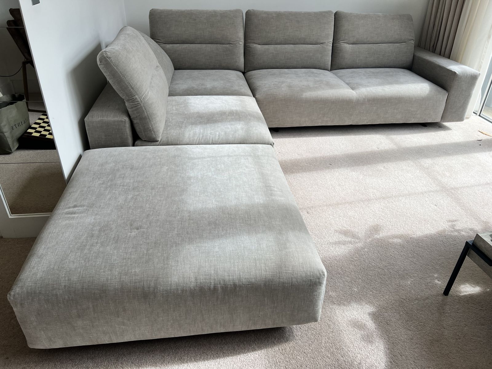 Boconcept Sectional Sofa, As New, 4 Months Old Hardly Used