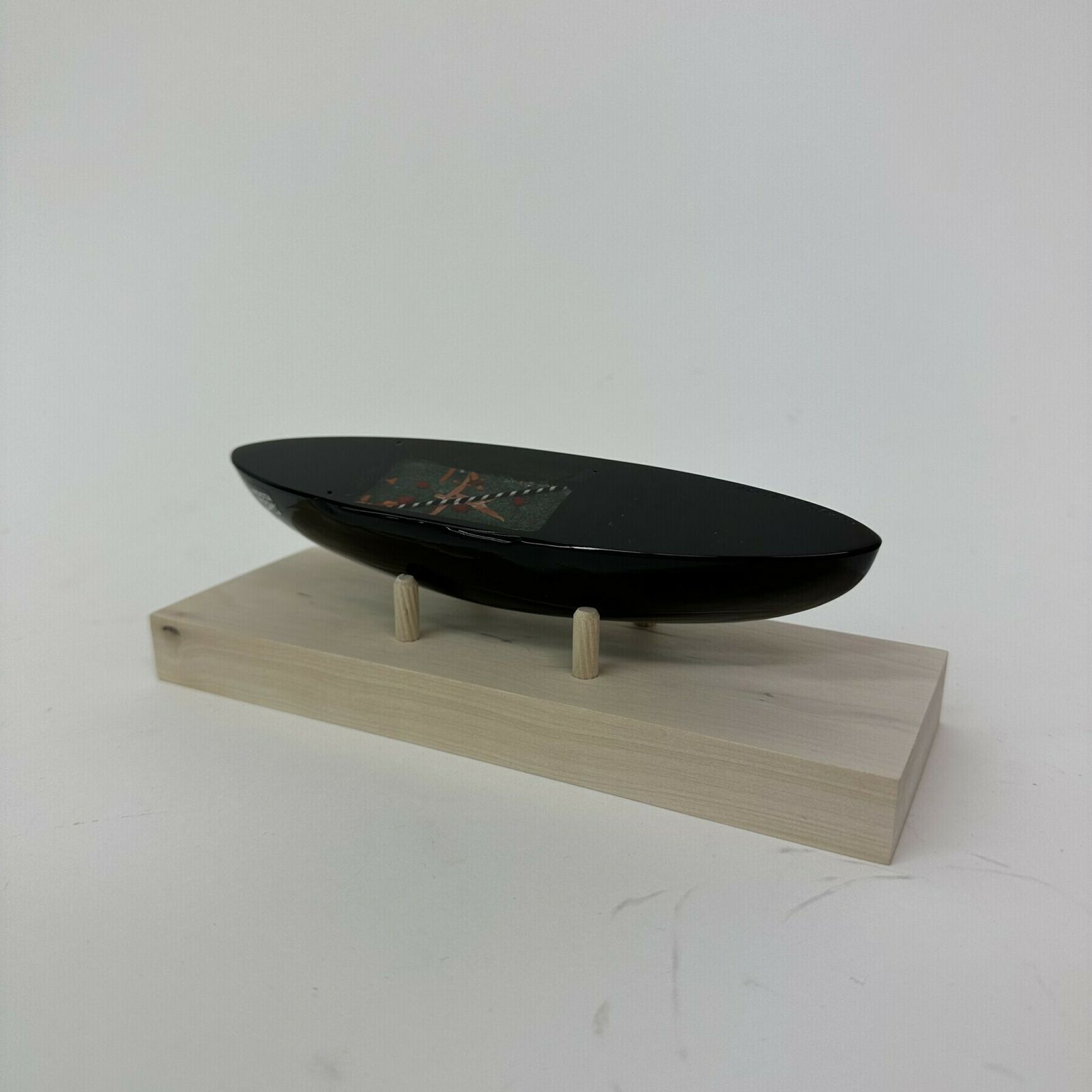 Bertil Vallien For Kosta Boda Glass Boat Sculpture Limited Edition Voyage
