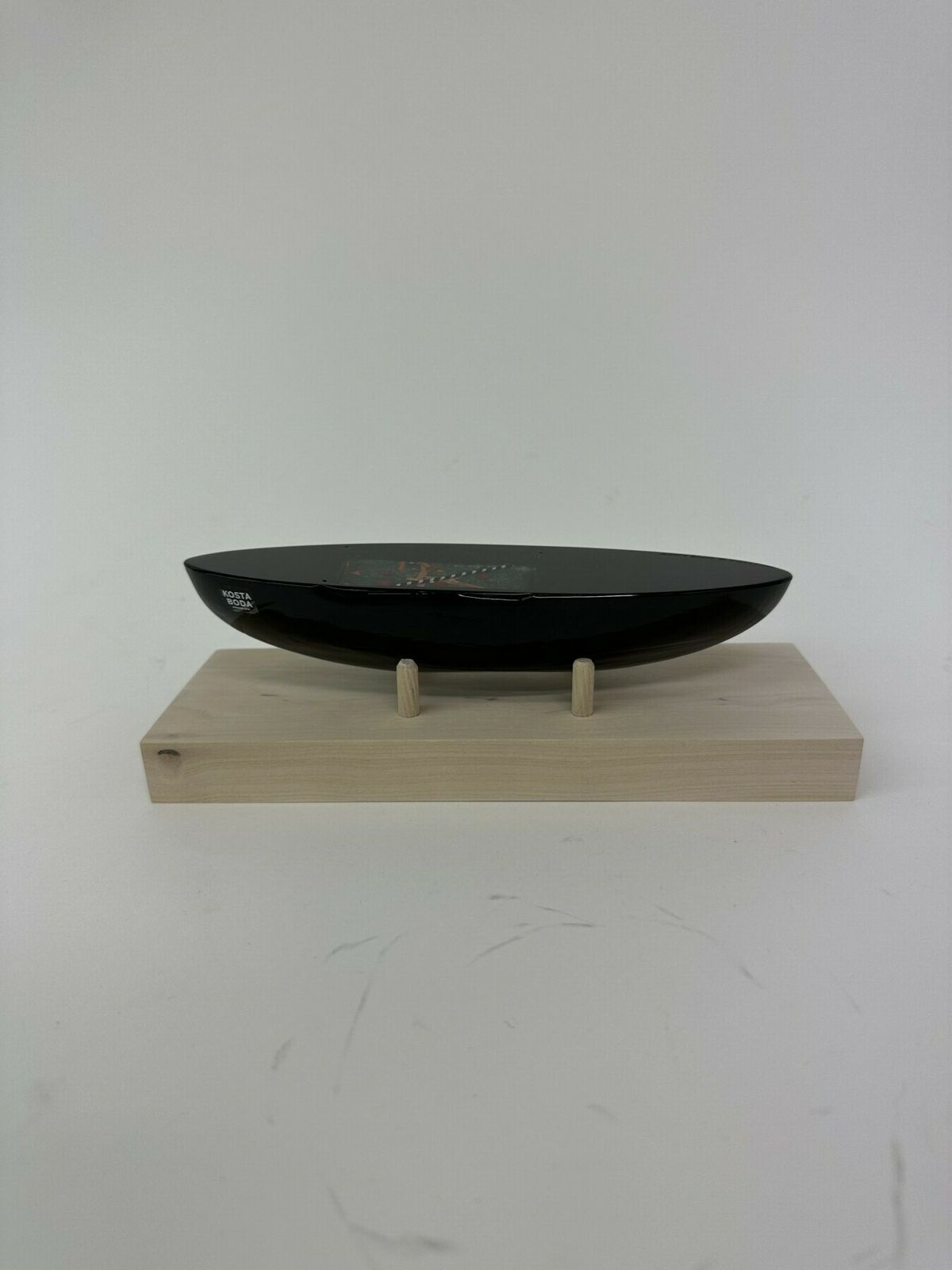 Bertil Vallien For Kosta Boda Glass Boat Sculpture Limited Edition Voyage photo for sale