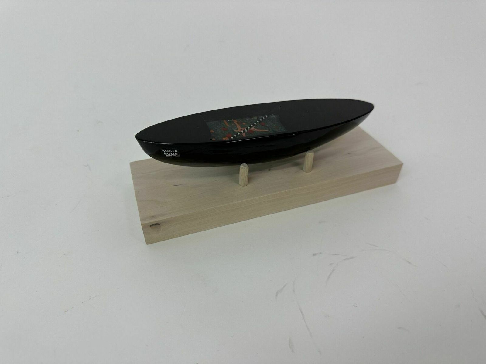 Bertil Vallien For Kosta Boda Glass Boat Sculpture Limited Edition Voyage photo vinterior