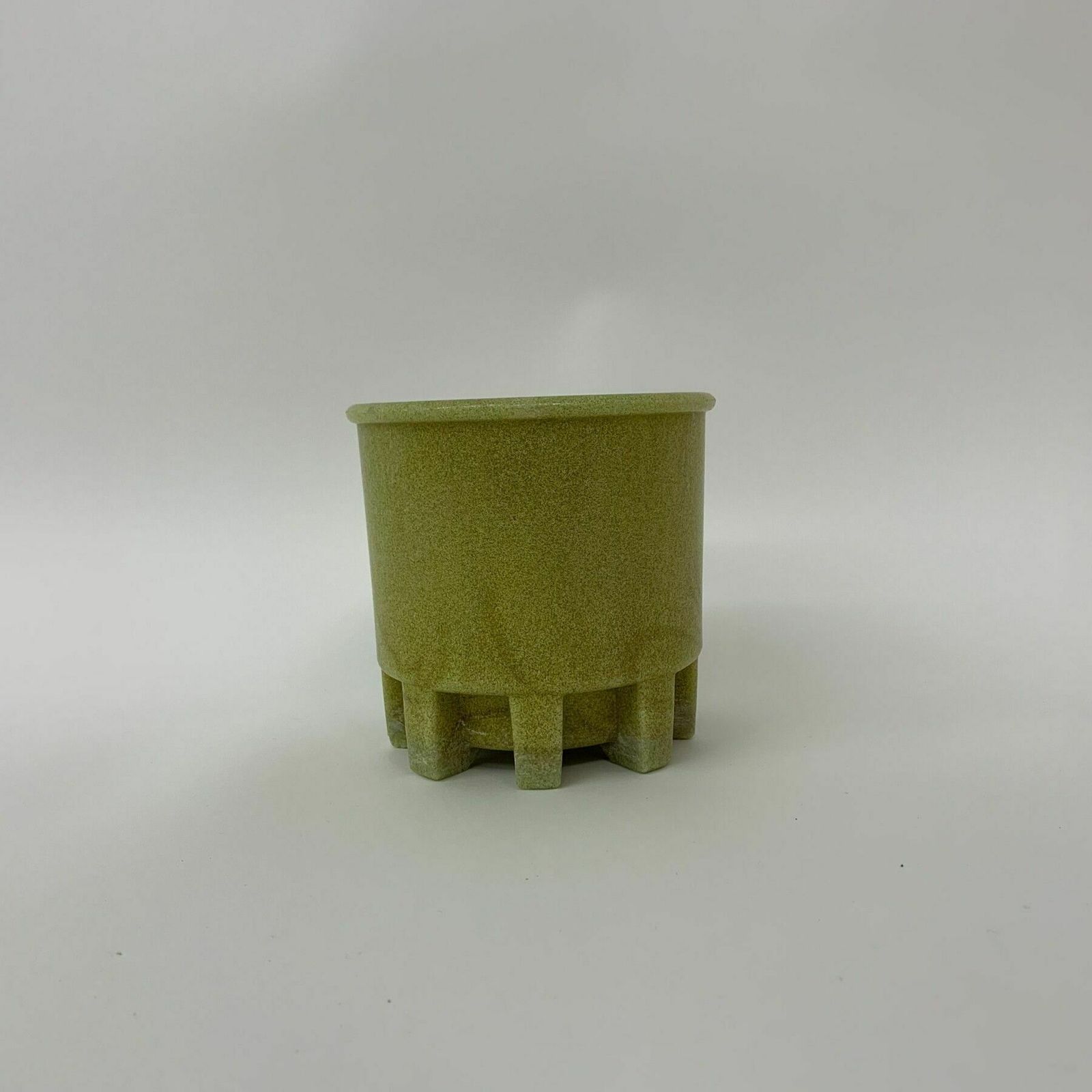 Antique Leerdam Copier Cactus Pot In Yellow Graniver Glass , 1928 photo 492.0