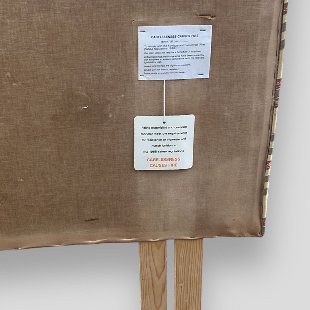 A Contemporary Upholstered Double Bed Headboard photo for sale