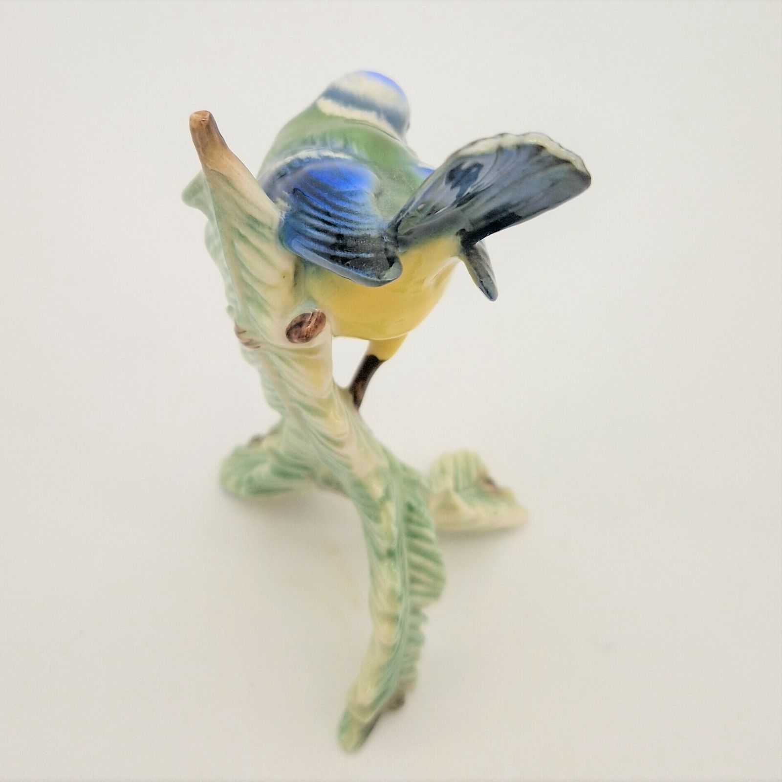 Porcelain Figurine "Blue Timouse" By Göbel. 1973 photo 150.0