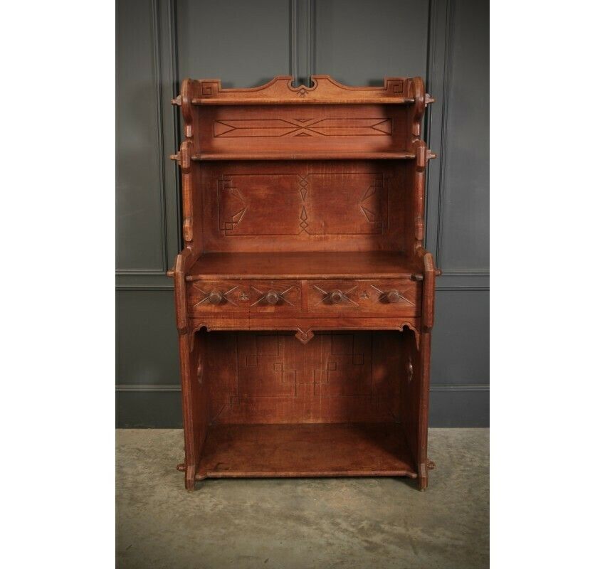 Rare Elm Dresser By Augustus Pugin photo for sale