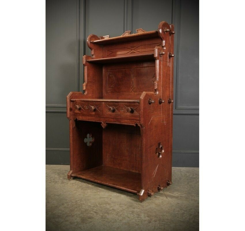 Rare Elm Dresser By Augustus Pugin photo 1682.46