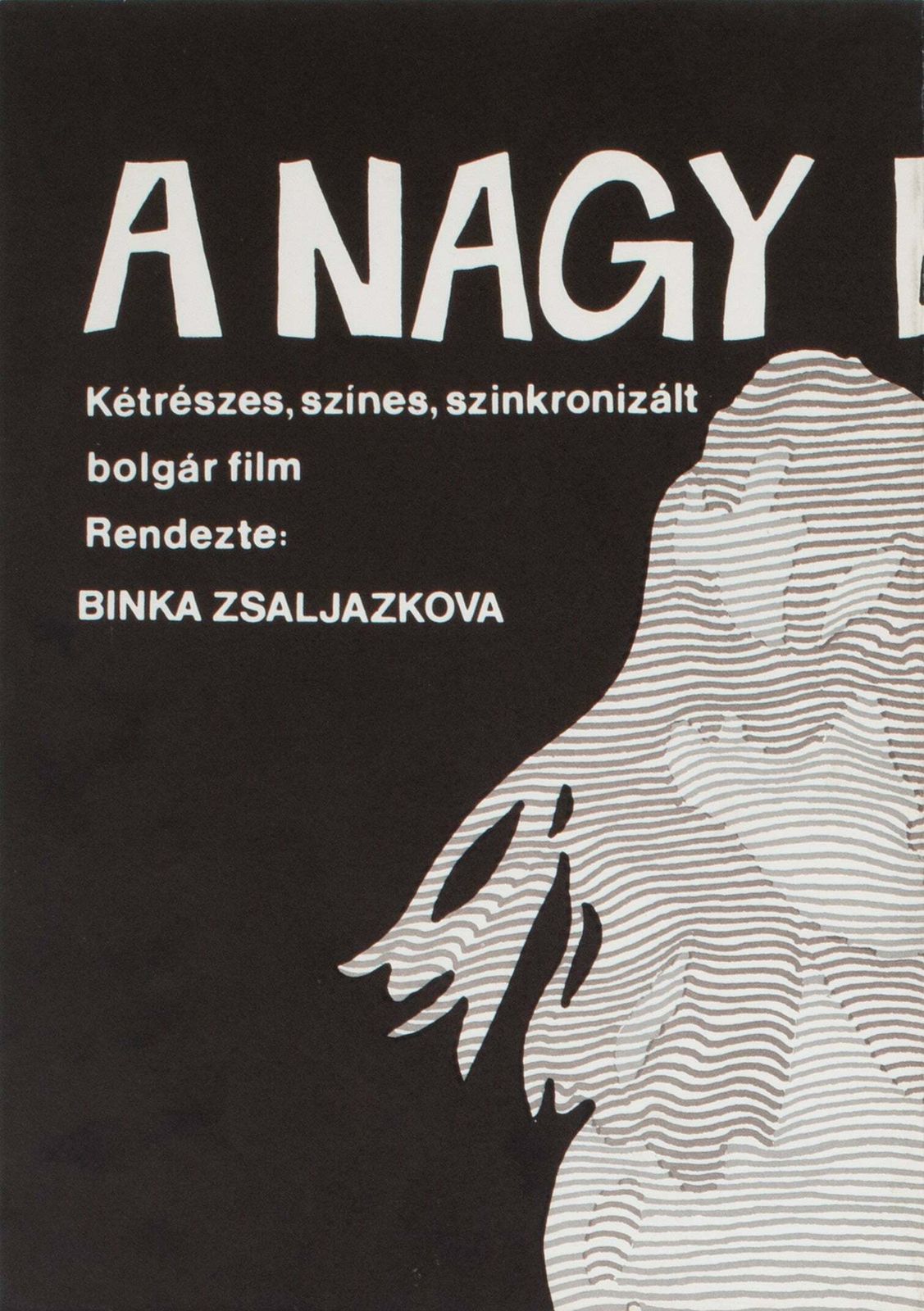 The Big Night Bathe 1981 Hungarian 1/2 Sheet Film Poster, Zoltan Kalmanchey photo for sale