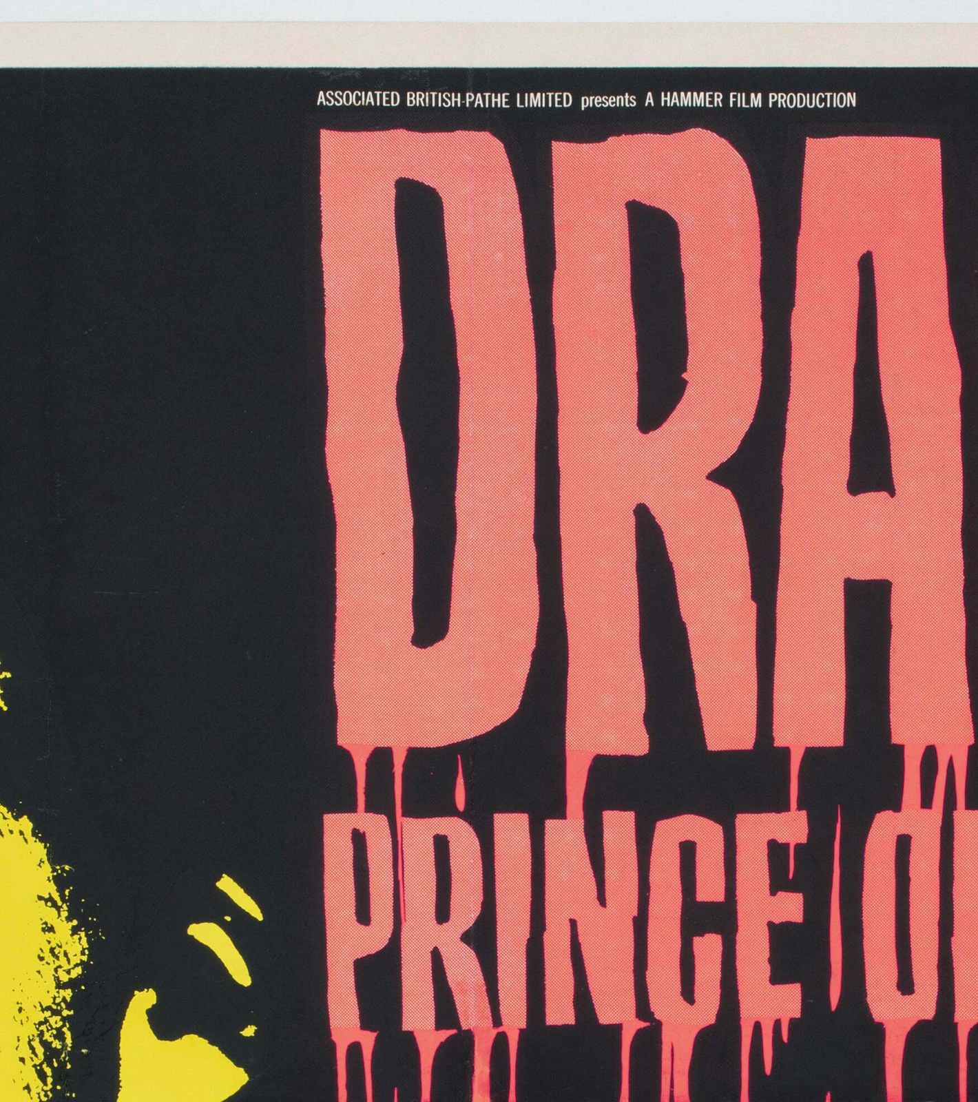 Dracula Prince Of Darkness 1966 Uk Quad Film Poster, Tom Chantrell photo Art