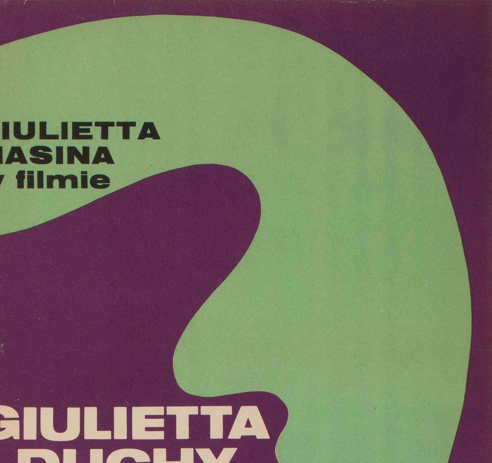 Juliet Of The Spirits 1968 Polish A1 Film Poster, Eryk Lipinski photo Art