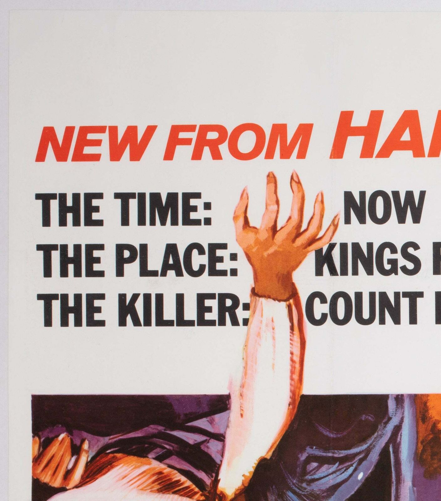 Dracula A.D. 1972 Uk Quad Film Poster, Tom Chantrell photo for sale