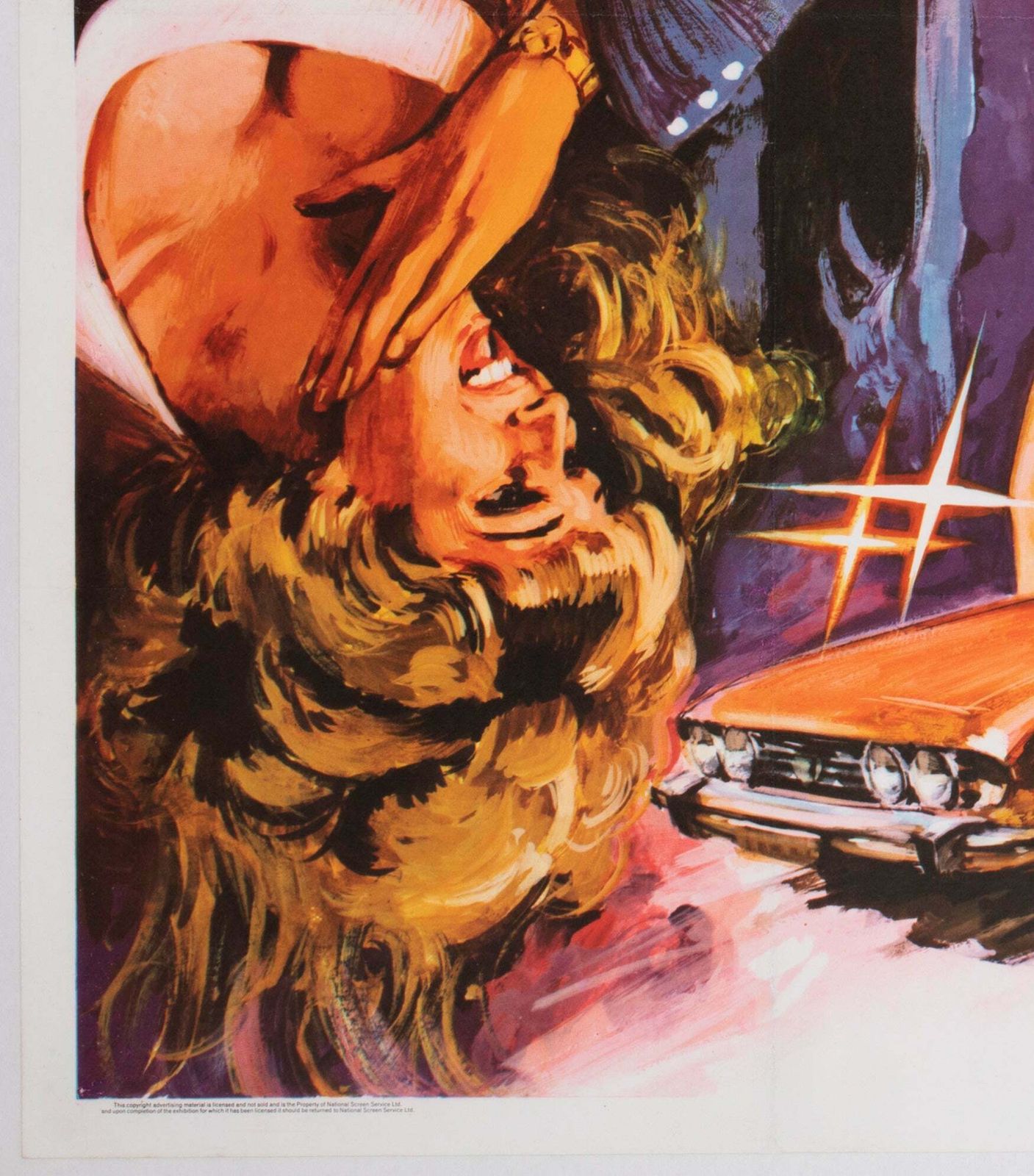 Dracula A.D. 1972 Uk Quad Film Poster, Tom Chantrell photo vinterior