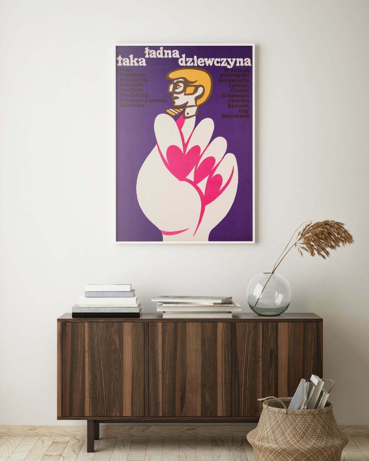A Gorgeous Girl Like Me 1972 Polish A1 Film Poster, Jerzy Treutler photo furniture