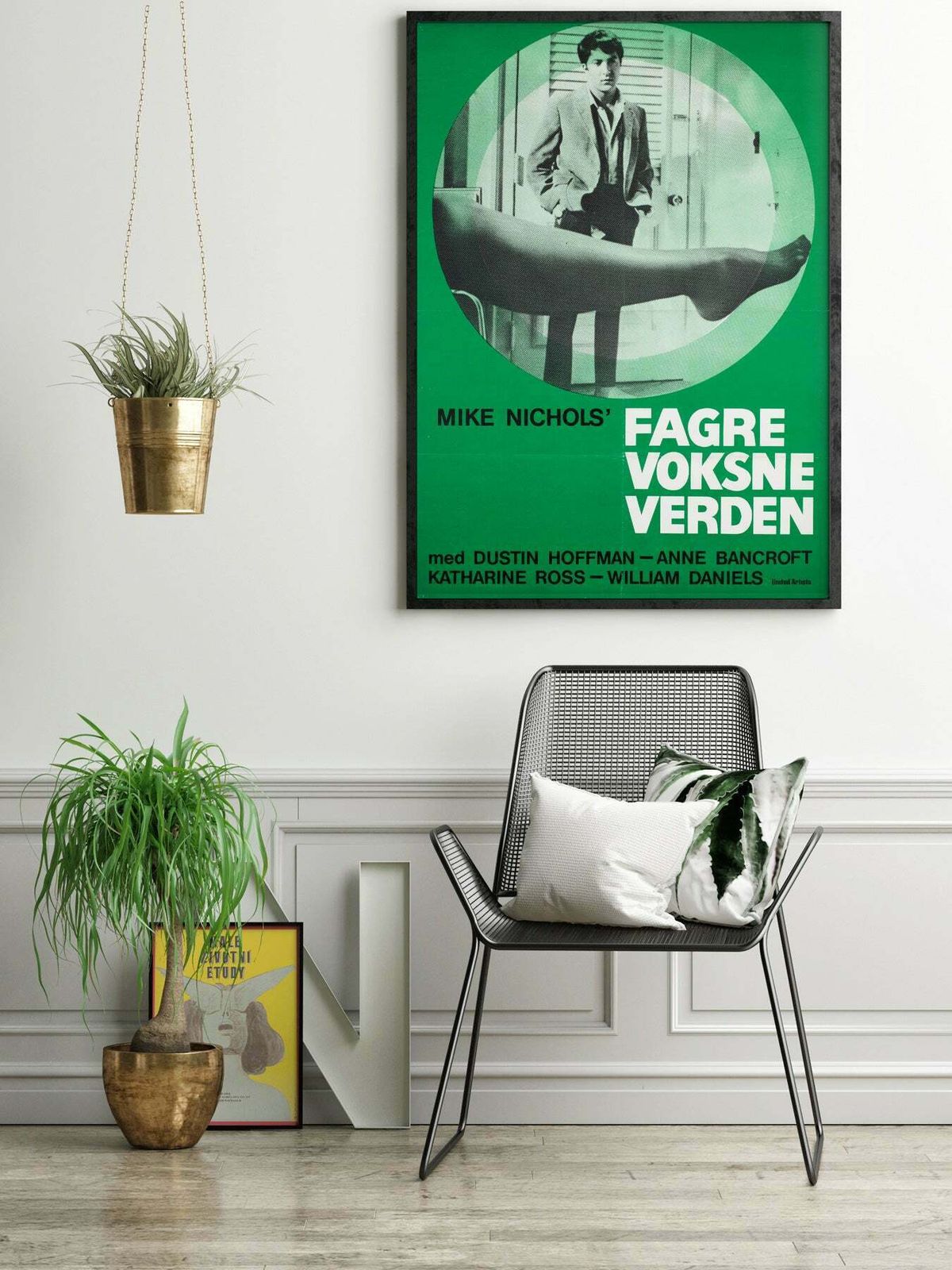 The Graduate 1967 Danish Film Poster photo furniture