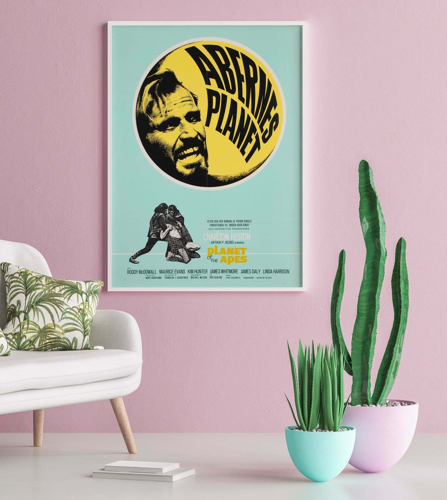 Planet Of The Apes 1968 Danish Film Poster photo furniture