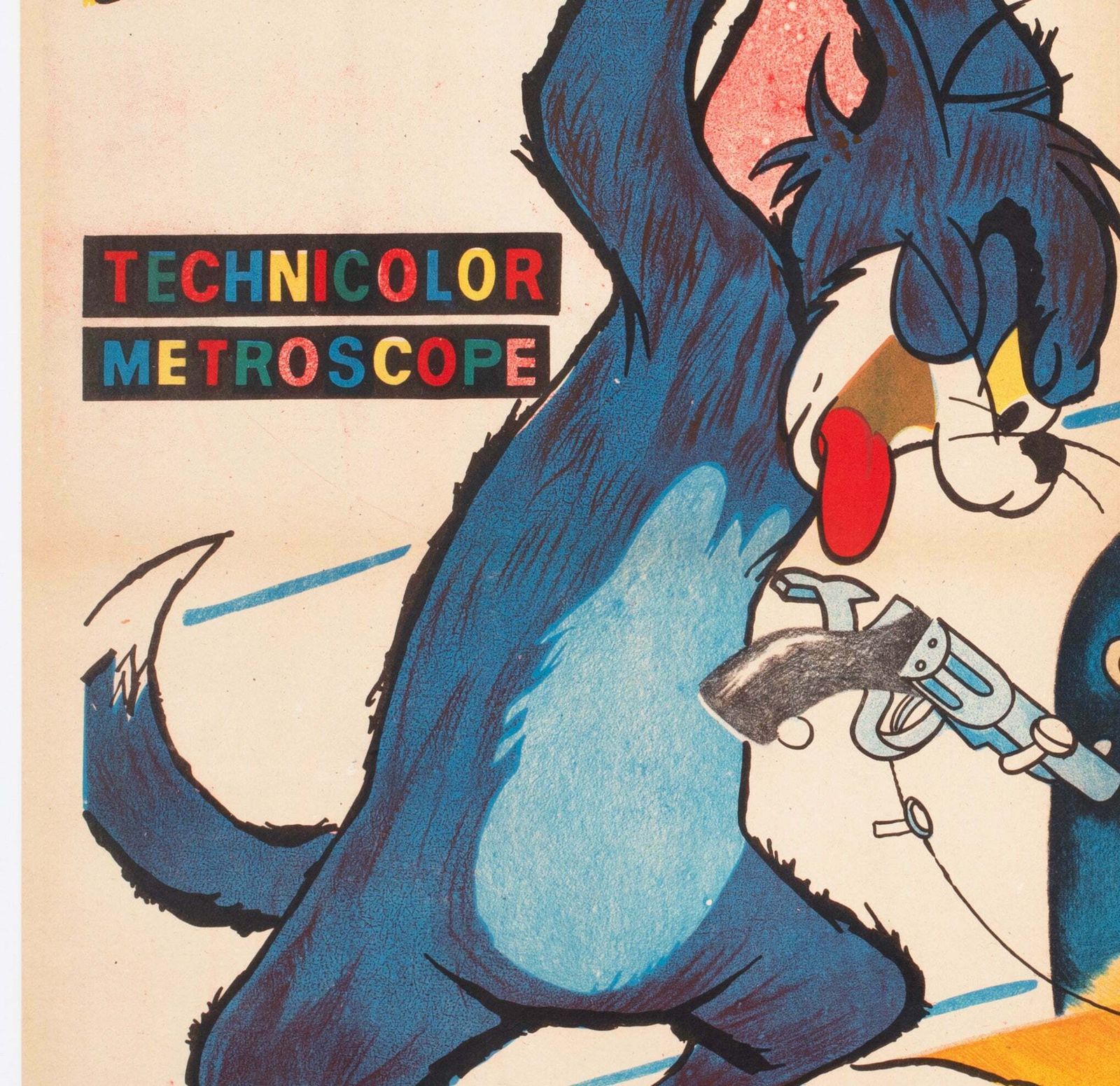 Tom And Jerry 1950s Argentinian Film Poster photo 750.0