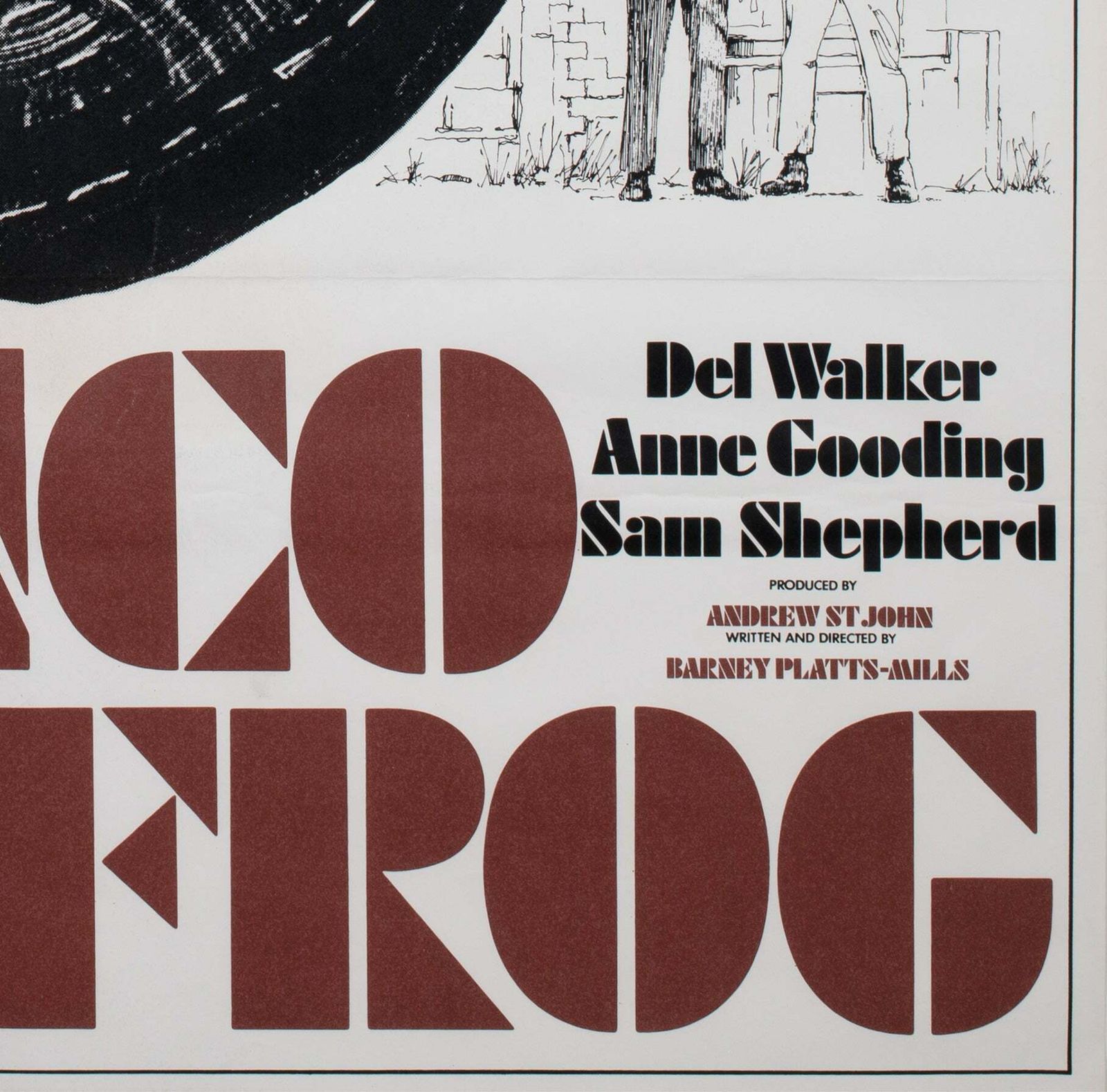 Bronco Bullfrog 1969 Uk 1 Sheet Film Poster photo vintage