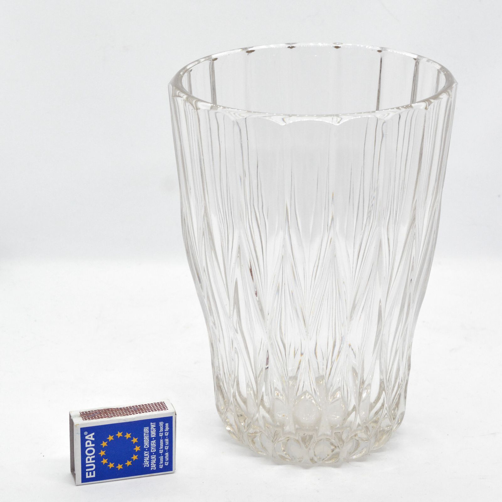 photo furniture 1960s Modern Glass Vase By Jiří řepásek, Poděbrady Czechoslovakia