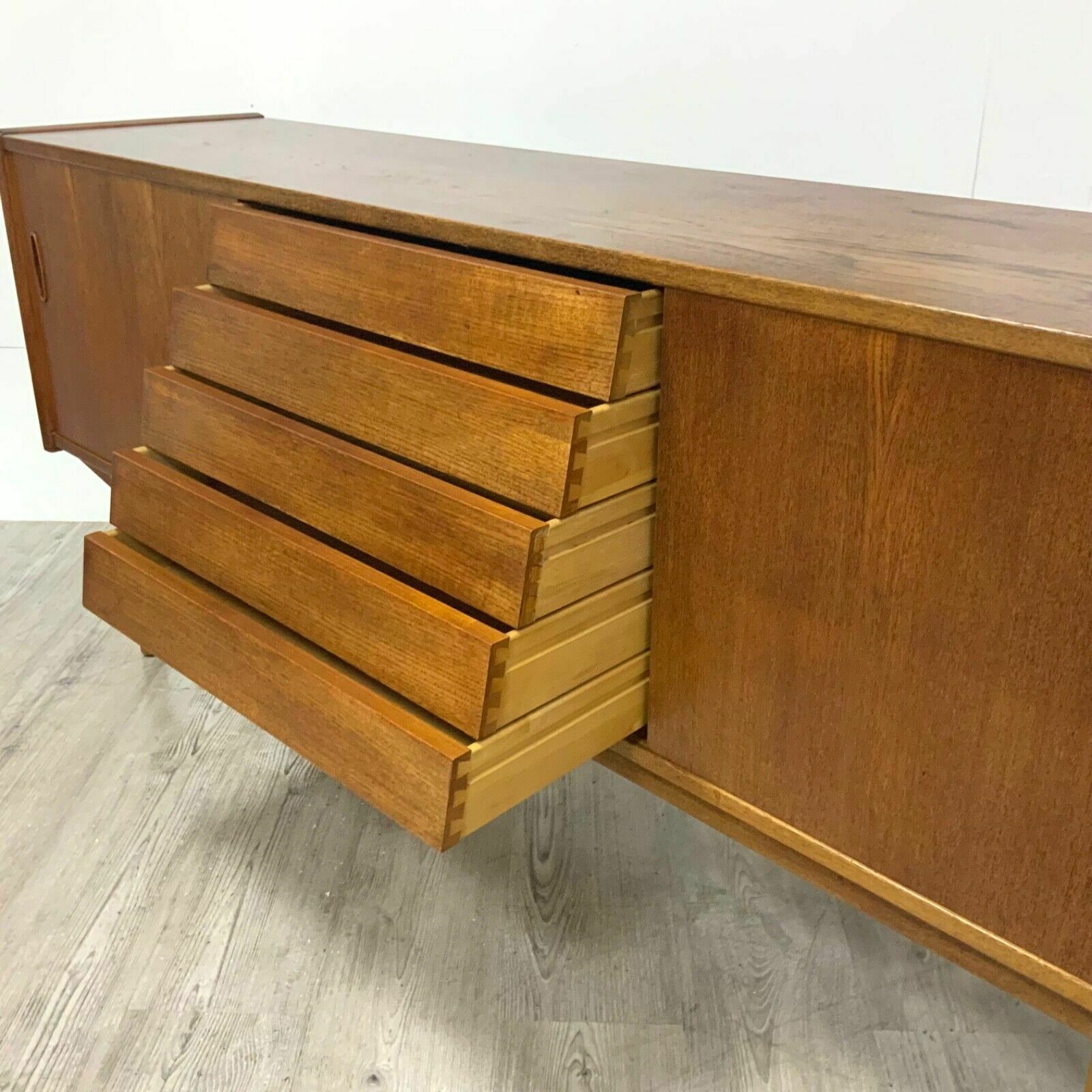 Nils Jonsson For Hugo Troeds Swedish Teak Sideboard Retro Vintage Danish Style photo for sale
