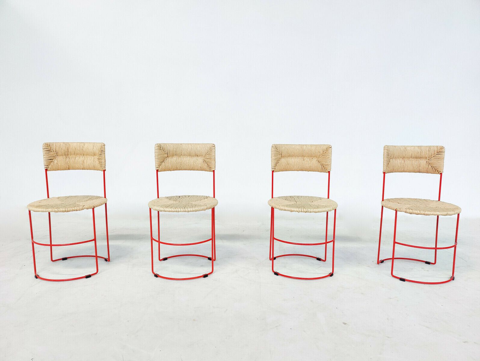 Set Of 4 Dining Chairs By Laura De Lorenzo & Stefano Stefani photo for sale