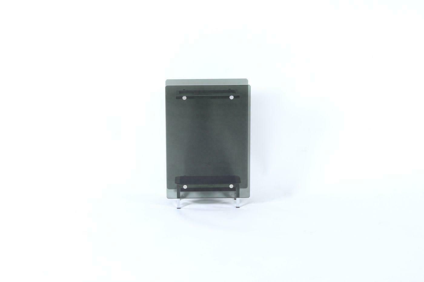 Vintage Italian Smoked Glass Umbrella Stand photo for sale