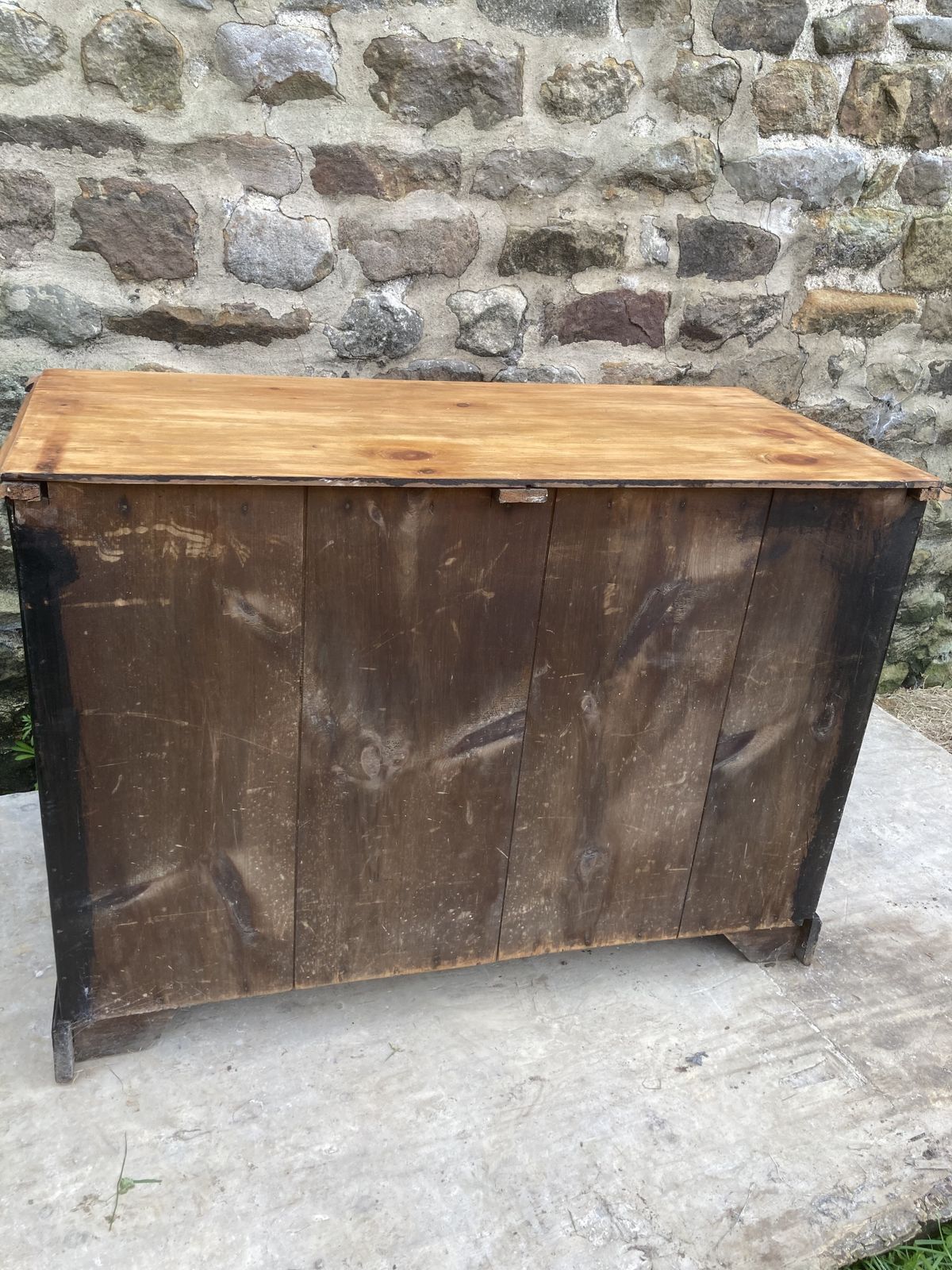 Victorian Pine Painted Chest Of Drawers photo 325.0