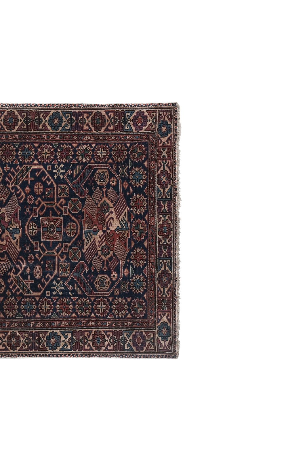 Vintage Caucasian Rug 3'11'' X 6'7'' photo Textiles