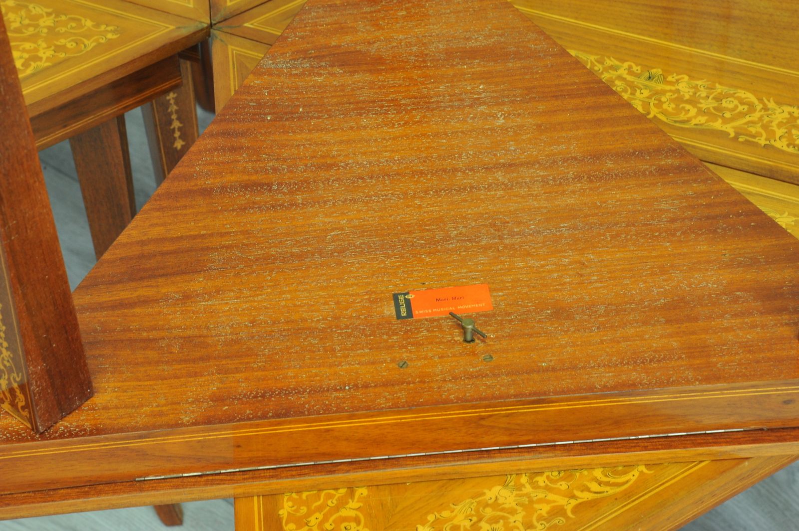 A Rare Set Of Italian Sorrento Inlaid Tables photo 1050.0