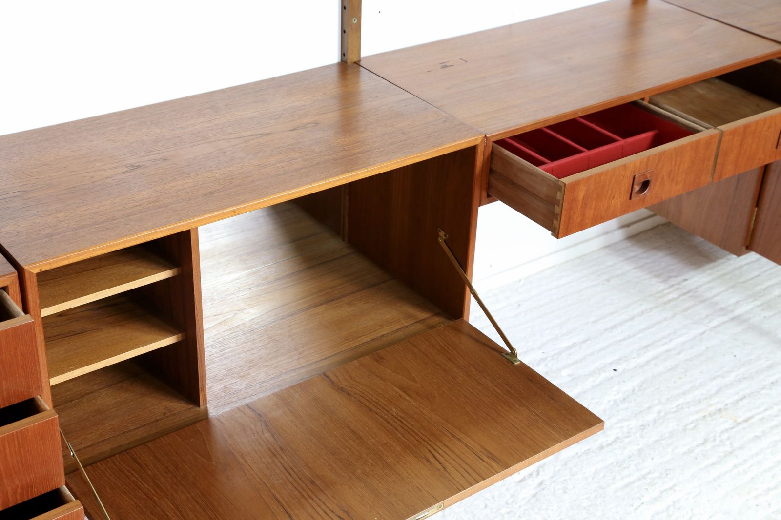 5500.0 Danish Mid Century Modern Wall Unit, Rud Thygesen & Johnny Sorensen For Hansen & Guldborg Furniture photo