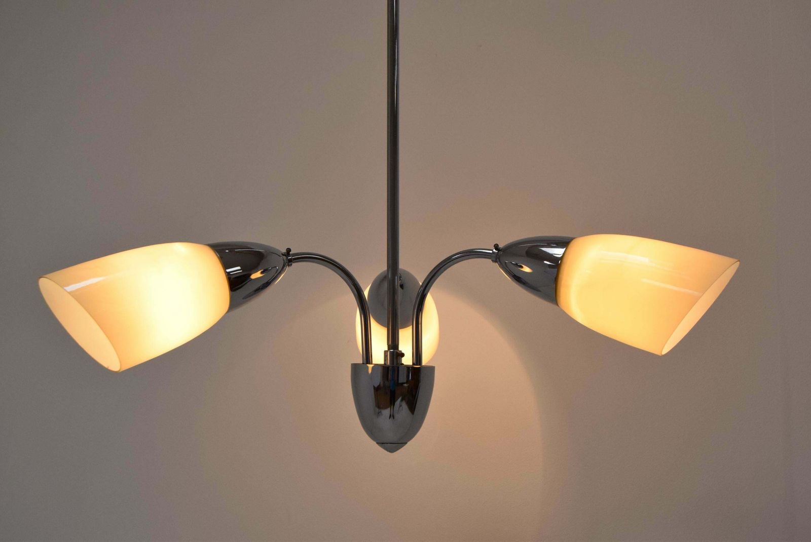 photo for sale Mid Century Designed Chandelier By Elektroinstala Decin, Czechoslovakia, 1970's. £321.59