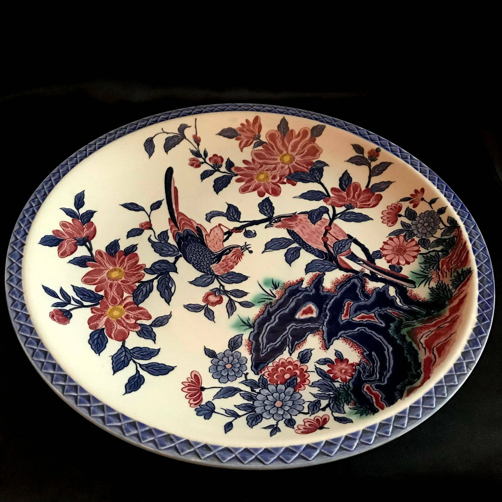 Stunning Japanese Centrepiece Charger Platter photo for sale