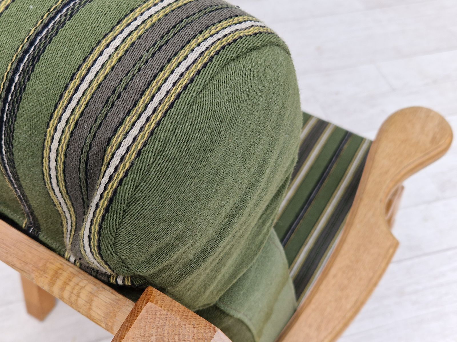 750.0 Jaren 1960, Highback Fauteuil, Deens Design, In De Stijl Van Henning Kjærnulf, Uitstekende Staat. photo