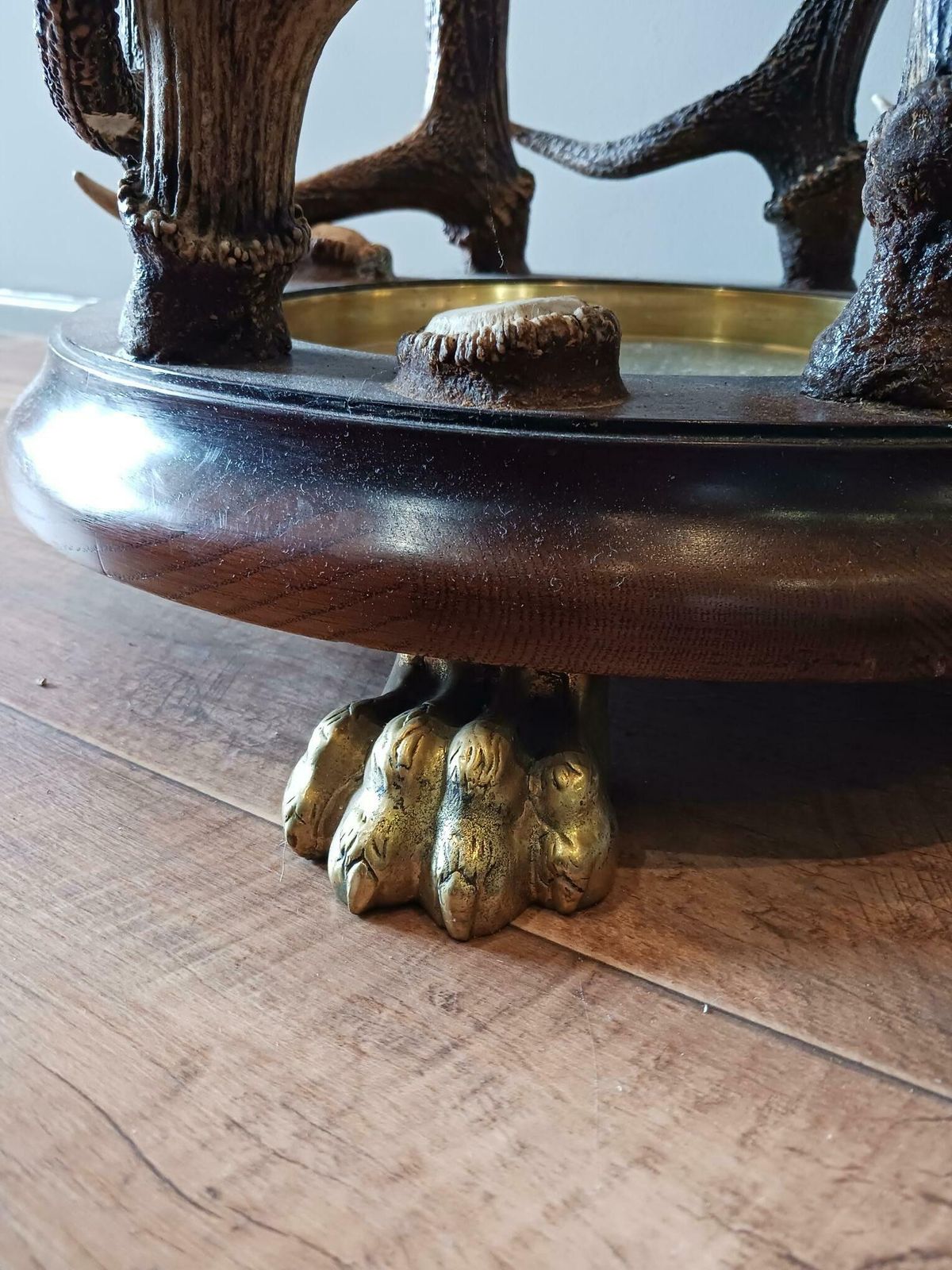 Anthony Redmile Umbrella Stick Stand, Antler, Hardwood & Brass photo furniture