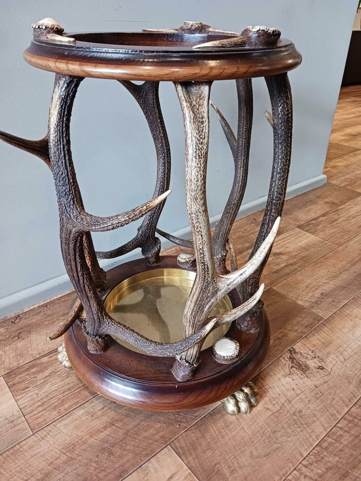 Anthony Redmile Umbrella Stick Stand, Antler, Hardwood & Brass