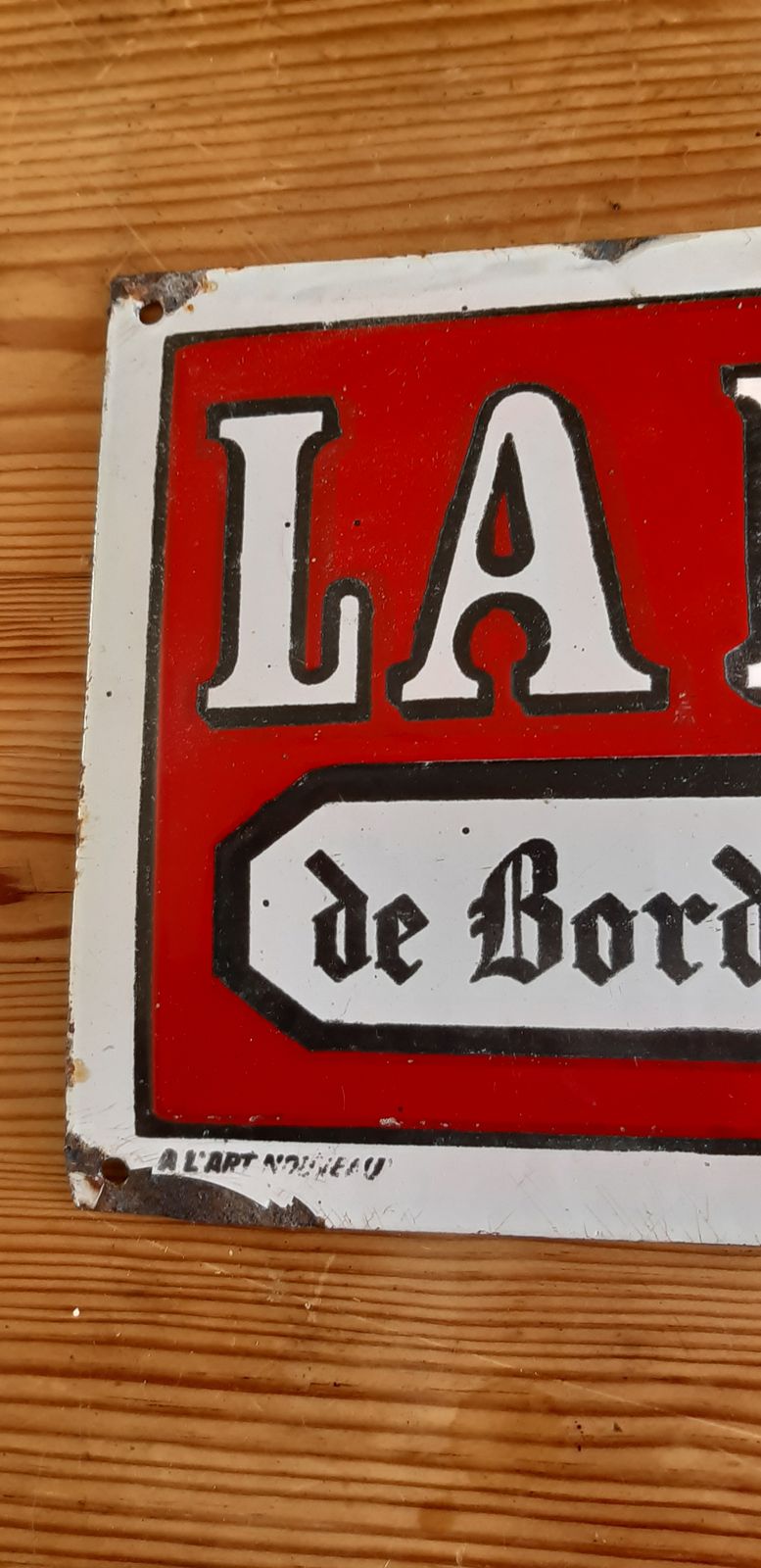 Enamel Plate France Of Bordeaux And The South West photo Home Decor