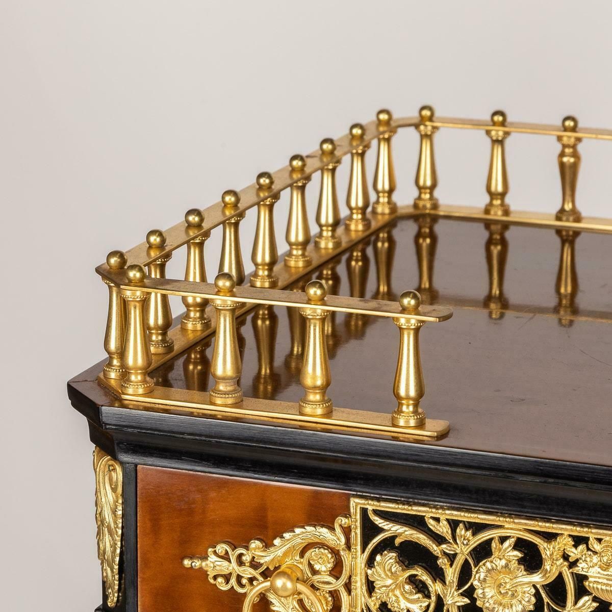 Furniture 20th Century French Louis XVI Style Ormolu Cutlery Cabinet, C.1900 photo