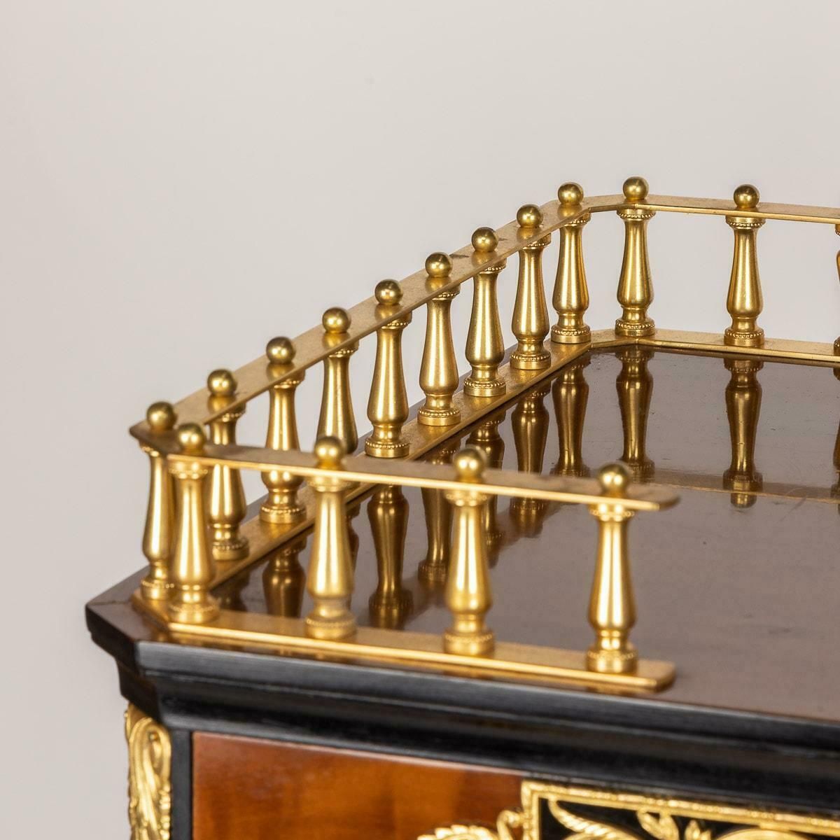 3695.0 20th Century French Louis XVI Style Ormolu Cutlery Cabinet, C.1900 photo