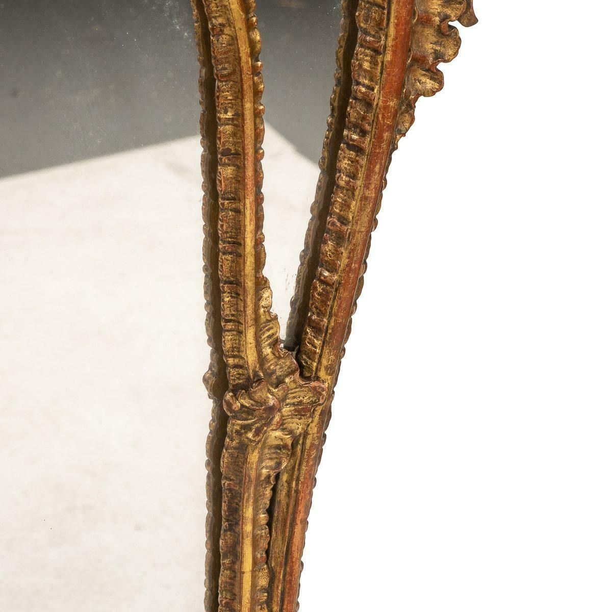photo furniture 19th Century French Rococo Carved Giltwood Mirror, C.1860
